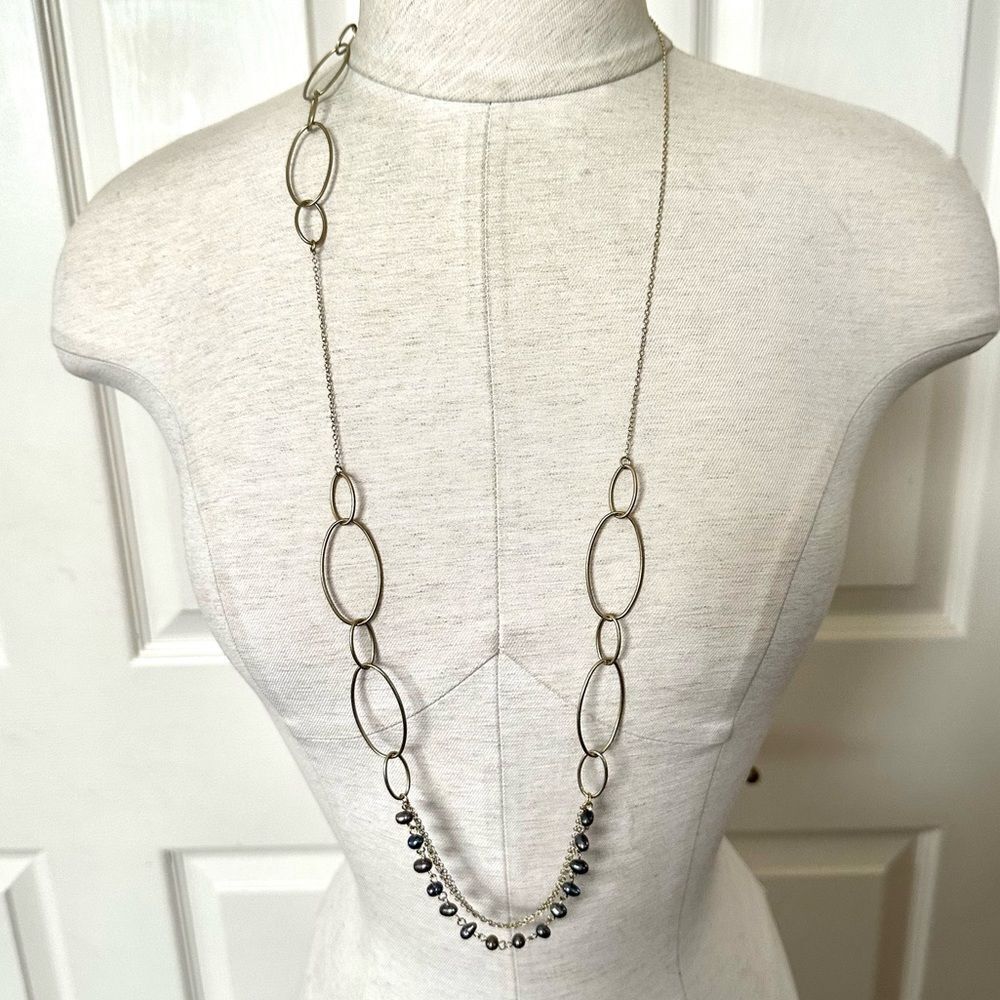 Gold tone freshwater Pearl necklace
